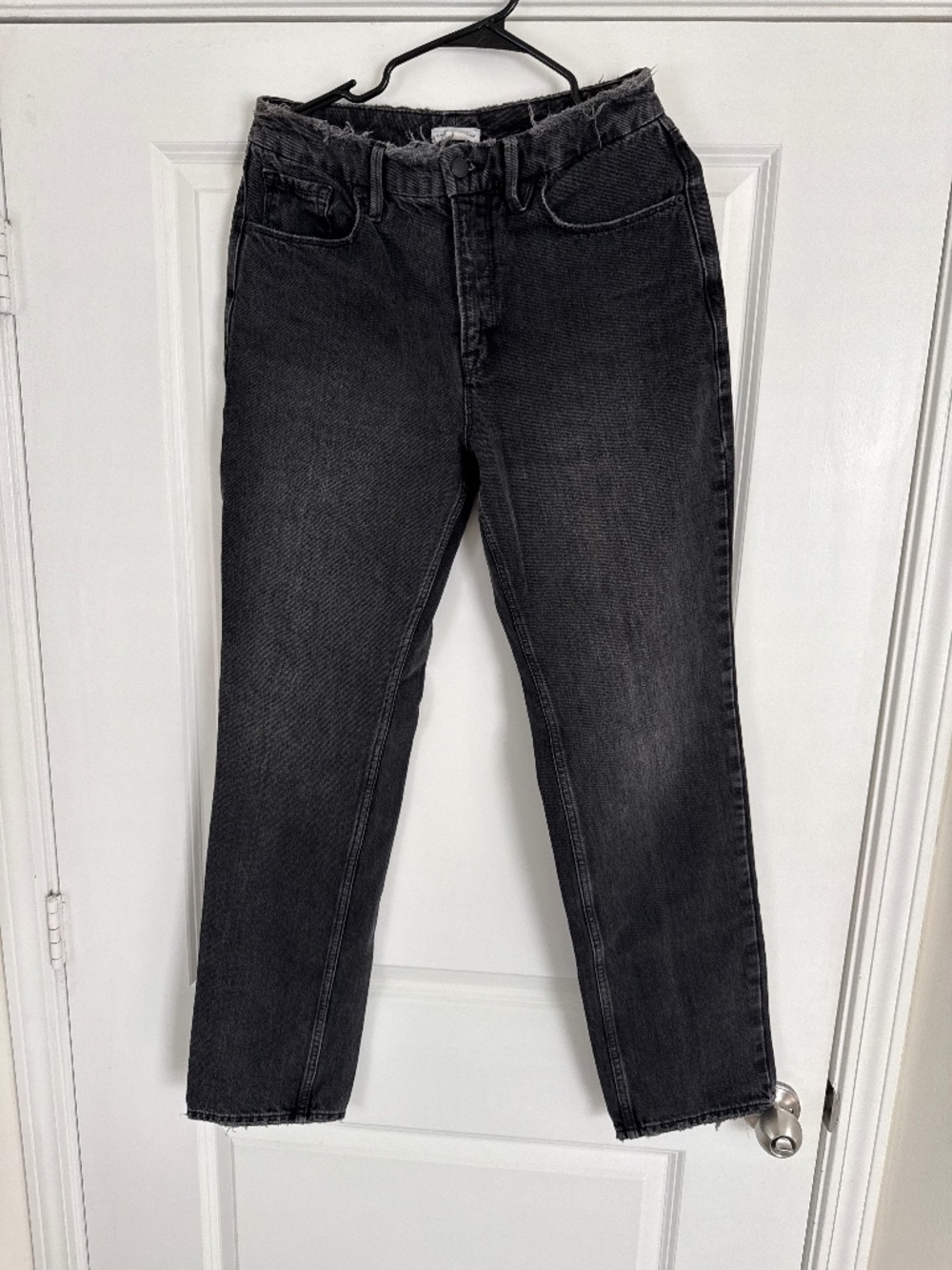 Good American Jeans 90s Icon Straight Leg High Rise